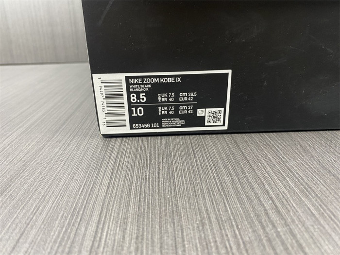 NIKE ZOOM KOBE 9 ELITE LOW XDR 