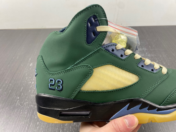 Air Jordan 5 "Navy Green”