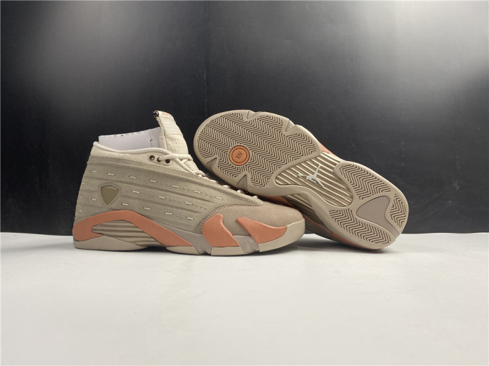 Clot Air Jordan 14 Low Sepia Stone DC9857-200
