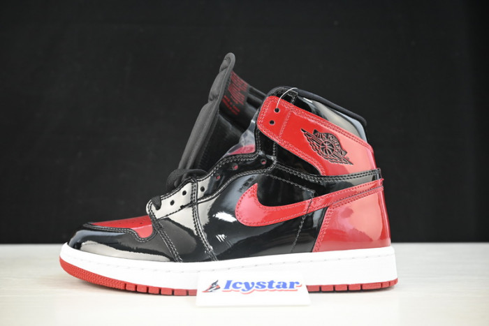 AIR JORDAN 1 HIGH OG ''BRED PATENT'' 555088-063
