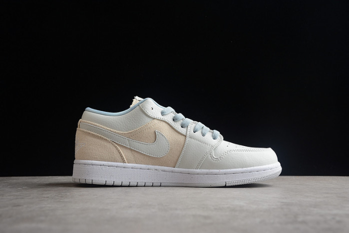 Jordan 1 Low Canvas Grey Cream (W) DQ4151-500