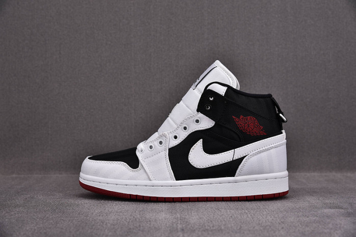 AIR JORDAN 1 MID SE UTILITY BLACK/WHITE-RED DD9338-016