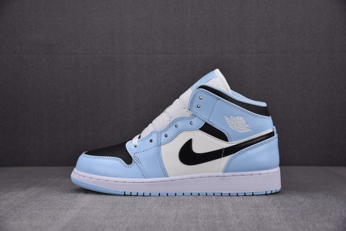 Jordan 1 Mid Ice Blue (GS) 555112-401