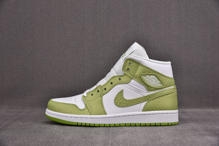 Air Jordan 1 Mid Green Python DV2959-113