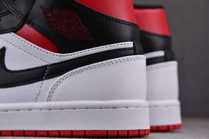 Jordan 1 Mid Gym Red Black Toe DQ8426-106