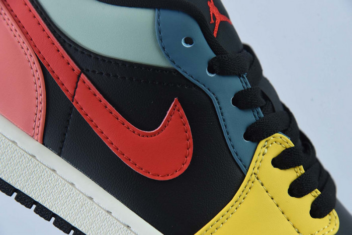 Air Jordan 1 Low SE Black Multi-Color (W) DN3739-060