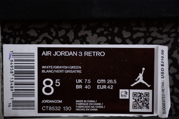 AIR JORDAN 3 RETRO DDT8532-130
