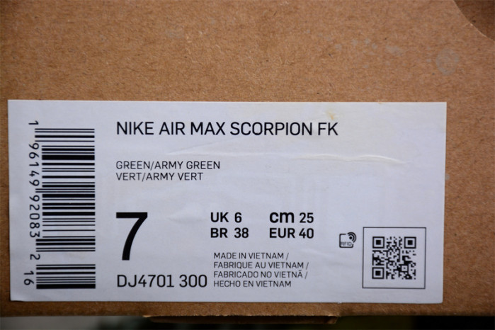 NIKE AIR MAX SCORPION “BARELY VOLT” DJ4701-300