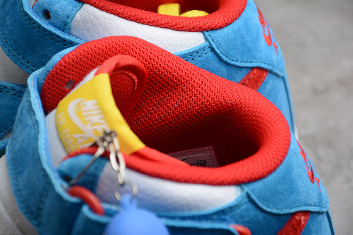 Nike Air Force 1 07 Mid Doraemon White Blue Red Yellow GB1236-160