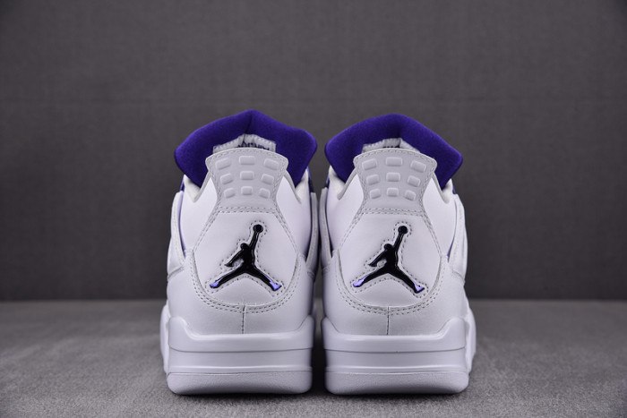 Air Jordan 4 Retro “Pure Money” white purple CT8527-115