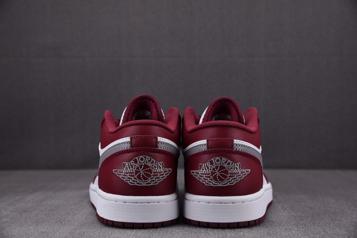 Jordan 1 Low White Bordeaux 553558-615