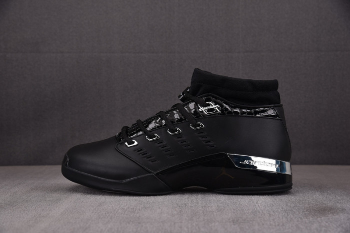 nike air jordan 17 og low ''black Ch*0me'' 303891-004