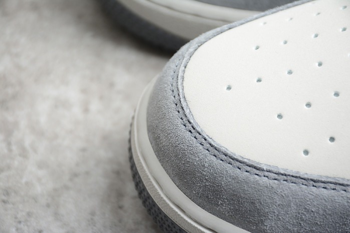 Nike Air Force 1 07 Mid Wolf Grey Dark Grey White Shoes CW2288-668