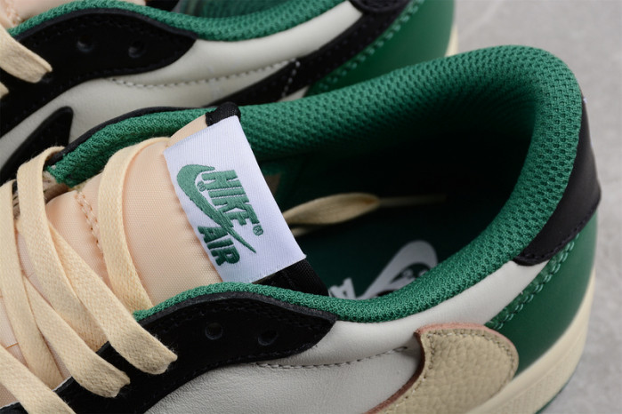 Fragment Design x Travis Scott x Air Jordan 1 Retro Low Green Black White DM7866-128