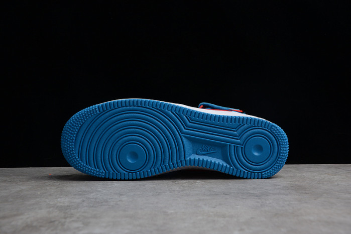 Nike Air Force 1 07 Mid Doraemon White Blue Red Yellow GB1236-160