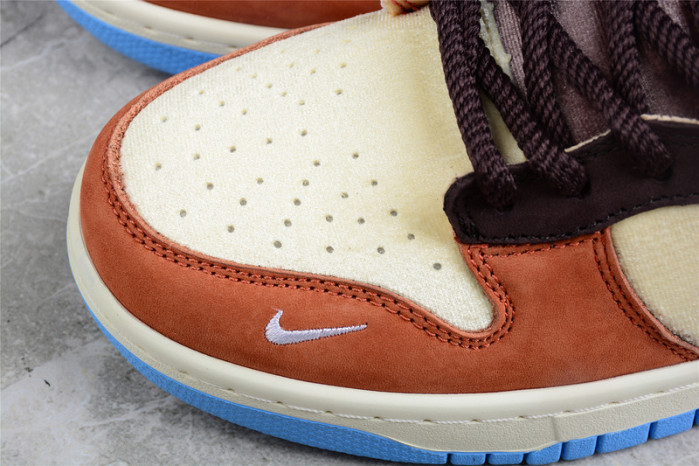 Nike SB Dunk Canvas/Mid Soft Pink-Burnt Brown DJ1173-700
