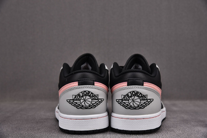 Jordan 1 Low Black Grey Pink 553558-062