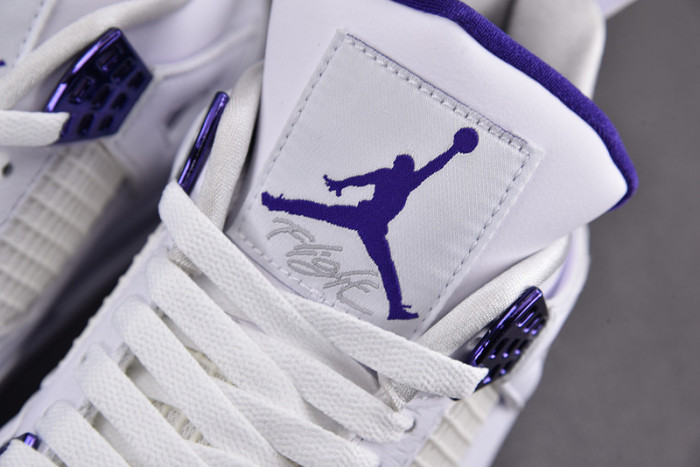 Air Jordan 4 Retro “Pure Money” white purple CT8527-115