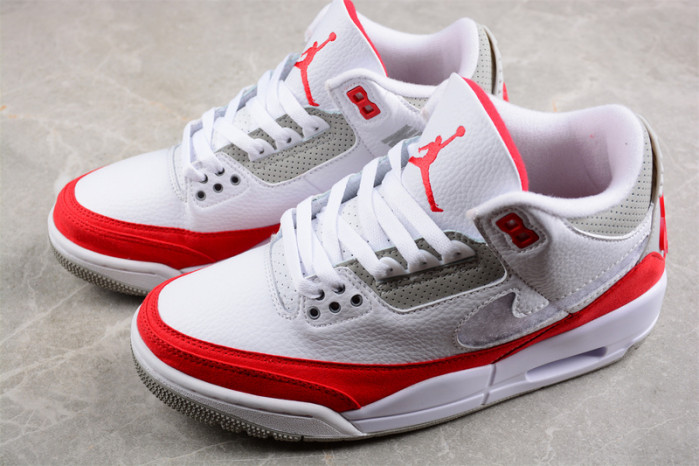 Jordan 3 Retro Tinker White University Red CJ0939-100