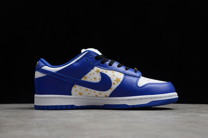 S*p*e x nike sb dunk low "blue stars" dh3228-100
