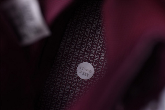 NIKE SF AIR FORCE 1 ONE FIF VINTAGE WINE PARTICLE ROSE AJ1700-600