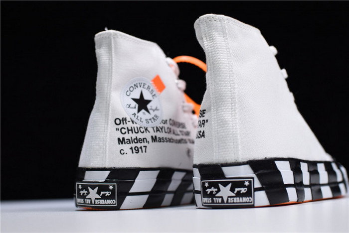 OFW x Chuck 70 White Converse - 163862C