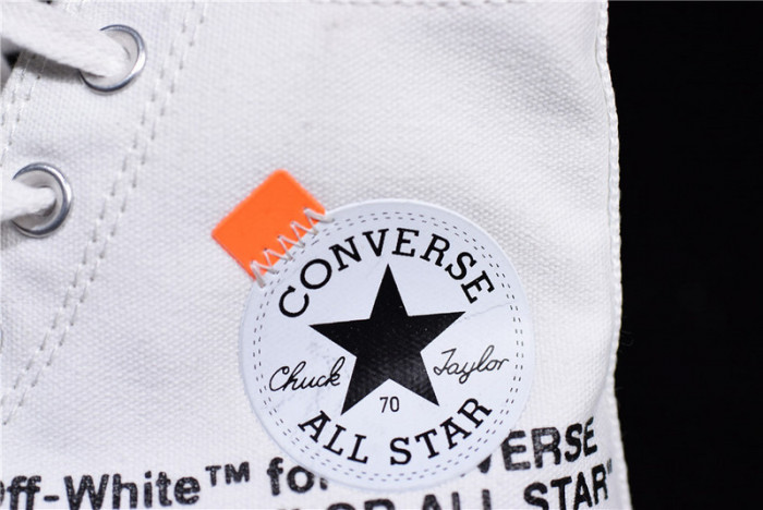 OFW x Chuck 70 White Converse - 163862C